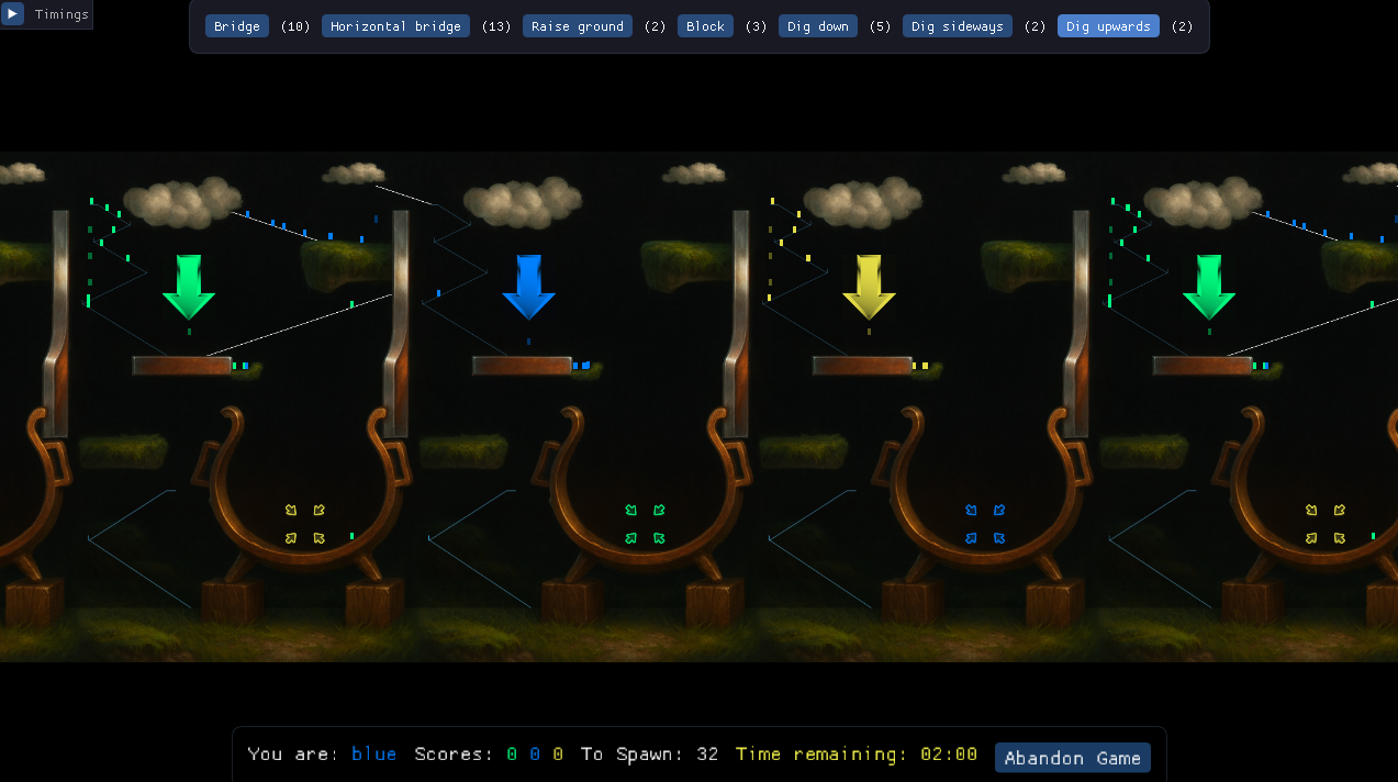 Lemmings Gameplay Screenshot 2